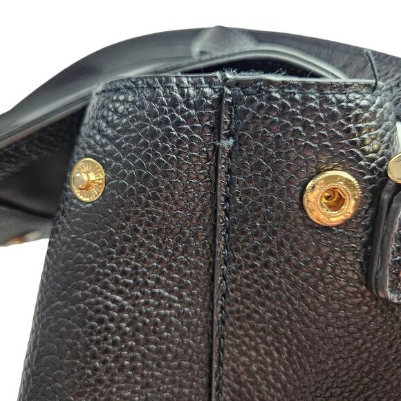 EUC A New Day Convertible Crossbody Vegan Leather Flap Closure Backpack Black - Picture 4 of 12